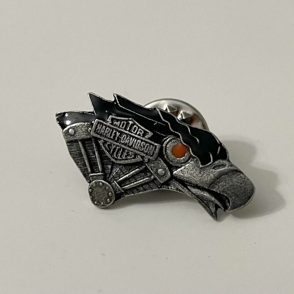 Harley Davidson Motorcycles Pin Eagle